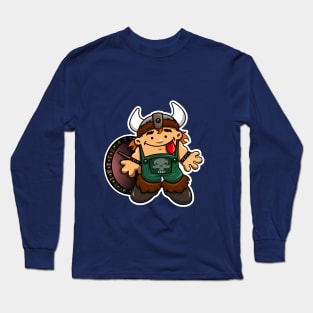 Viking cartoon Long Sleeve T-Shirt